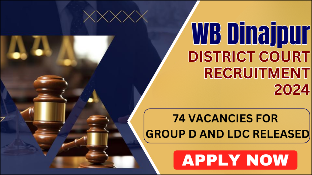 WB Dinajpur District Court Recruitment