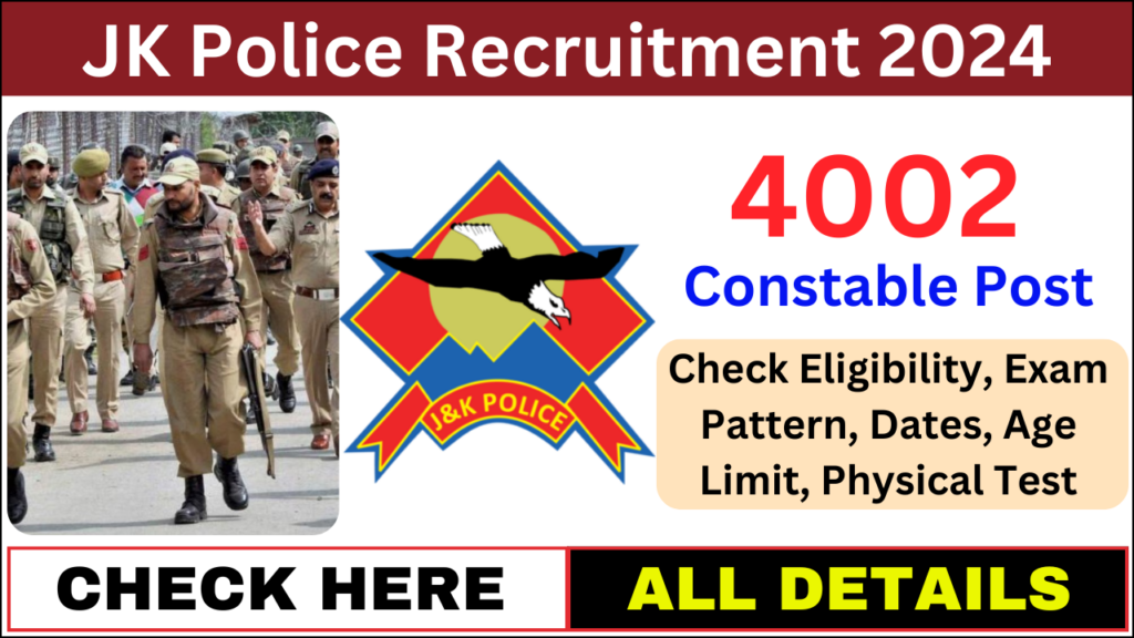 JK Police Constable Recruitment