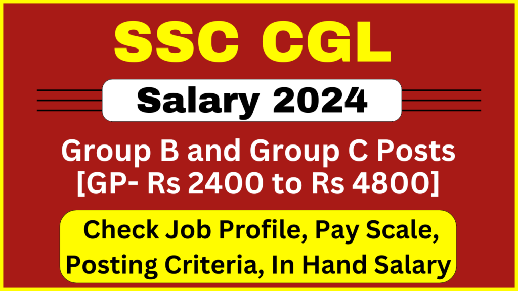 SSC CGL Salary